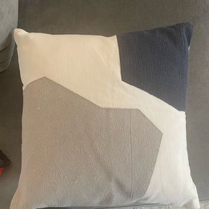 West Elm abstract pillow
